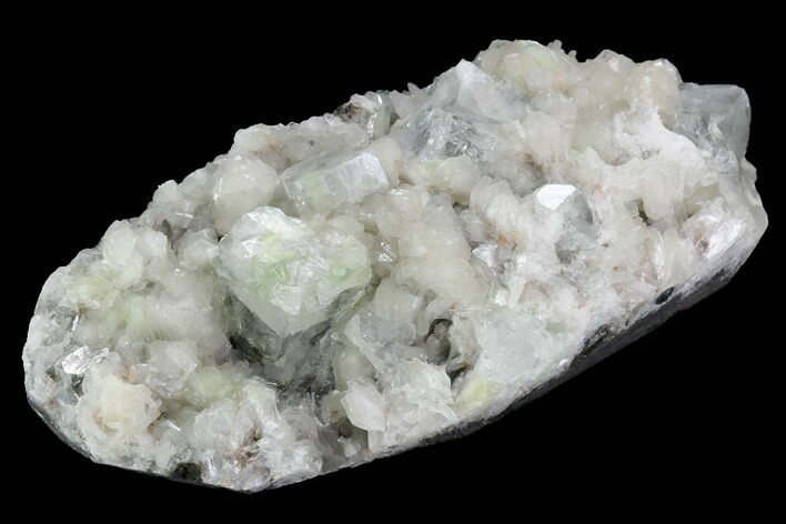 Zoned Apophyllite Crystals With Stilbite - India #100169